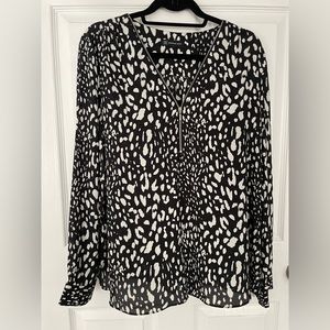 Inc Blouse w/ zipper detail